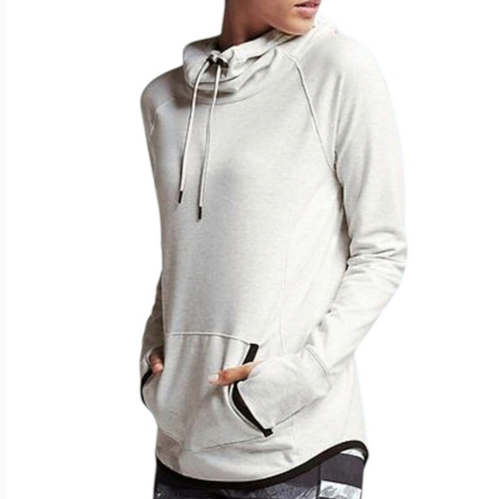 Athleta/Sentry Cowneck Hoodie/Heather‎ Gray/Size XXS